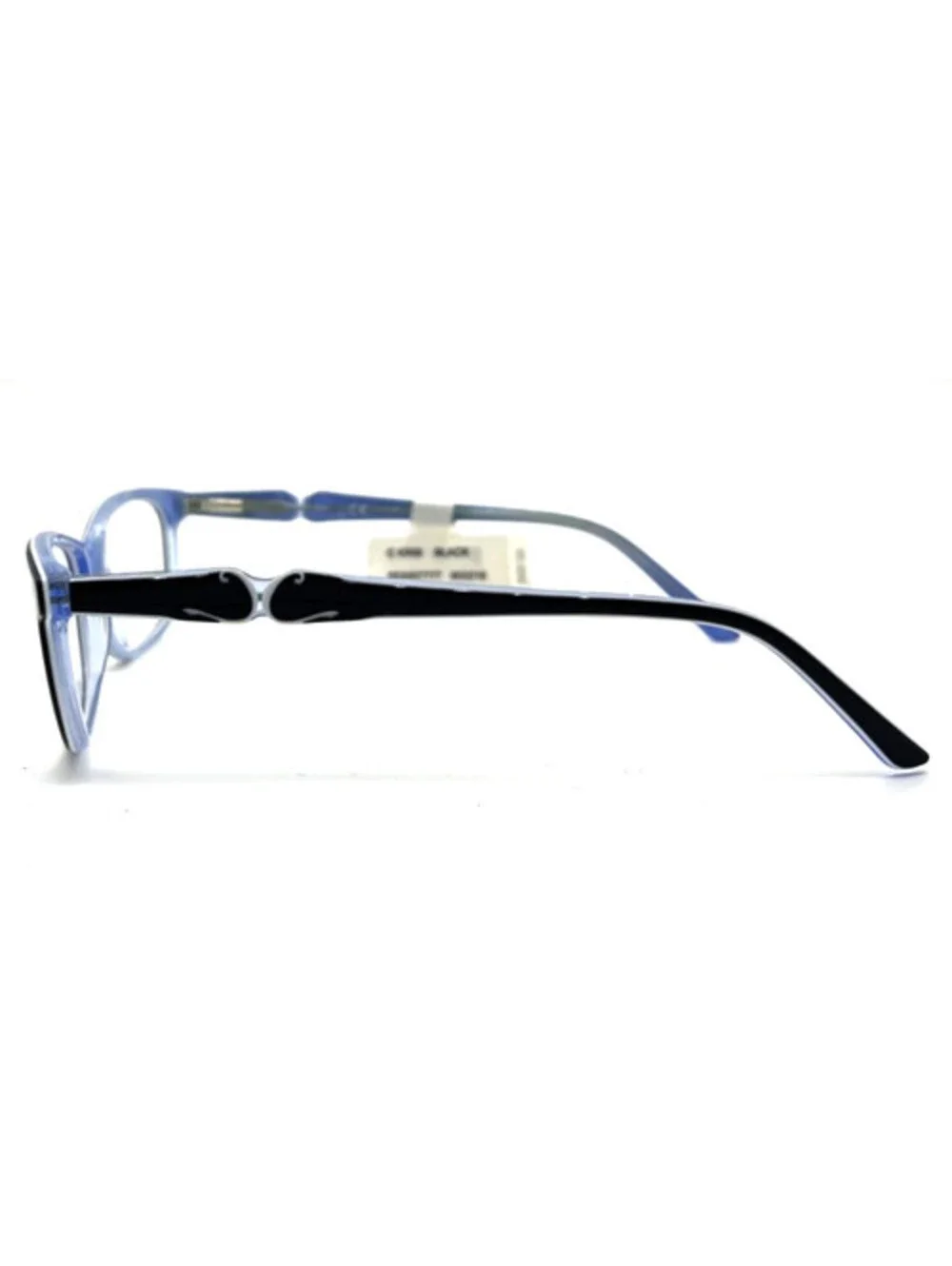 Candie's C Kris Blk Black Blue Square Authentic Eyeglass Frames 49-16-140
